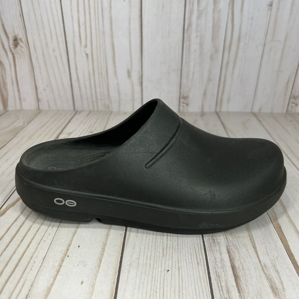 Oofos Oocloog Recovery Clogs Black Slides Womens … - image 1